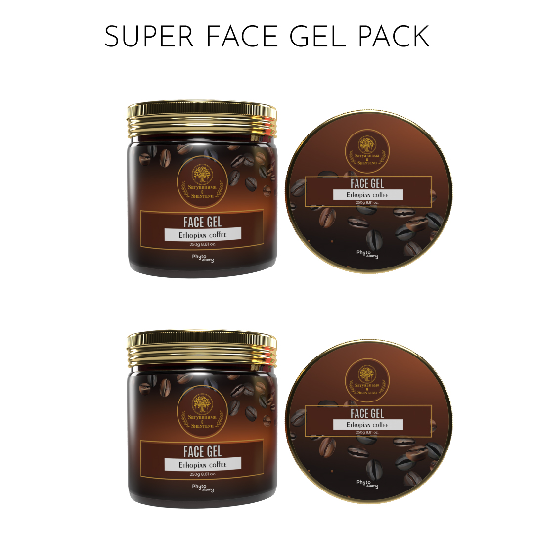 Pack of Two Ethopian Coffee Face Gel (250g)
